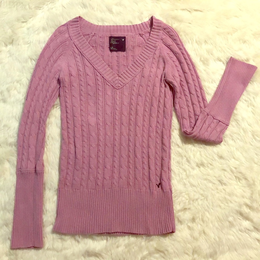 4/$20 American Eagle Cable Knit Sweater
